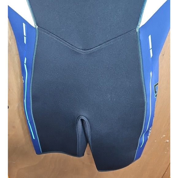Camaro NWOT Mens XXL Evostretch Voltage Wetsuit Shortie Black Blue Sz 56/XXL - Picture 4 of 16